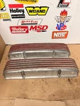 Cal-custom 40-2000 Sb Chevy 283-302-327-350 Aluminum Finned Valve Covers Vintage Used. Price: $149.99.