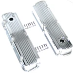 Sbf Ford 260 289 302 351W Finned Fabricated Aluminum Tall Baffled Valve Covers New. Price: $95.56.