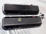 Oem Gm Big Block Chevy Alloy Valve Covers Bbc 396 427 454 502 Finned Chevrolet Used. Price: $145.00.