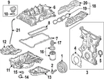 Genuine Gm Valve Cover 25204915 New. Price: $149.51.