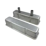 Chevy Sbc Steel Circle Track Valve Covers Perimeter Bolt 3 5/8IN Tall Baffled New. Price: $42.95.