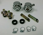 Universal Crankcase Evacuation System 1.25" Valve Cover Chrome Finish Hot Rod V8 New. Price: $58.95.