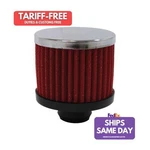 Racing Power R9308RED, One Valve Cover Breather 3IN Tall Push Chrome/red New. Price: $43.07.