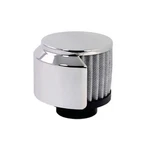 Chrome Clamp-on Style Breather 1-3/8" Gray Washable Filter W/ Shield New. Price: $24.95.