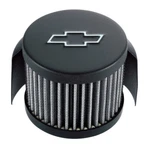 Proform 141-613 Black Valve Cover Breather Hooded Open Push-in Chevy Logo New. Price: $42.99.