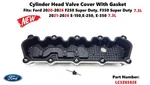 2020-26 Ford Super Duty 7.3L Left Cylinder Head Valve Cover W/gasket LC3Z6582E New. Price: $60.00.