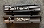 Edelbrock Elite Series Tall Valve Covers 4249 Remanufactured. Price: $150.00.