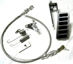 Street Hot Rod Aluminum Universal Gas Pedal + 24" Ss Throttle Cable & Spring Set New. Price: $63.66.