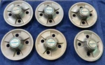 Triumph Spitfire MK4 1500 Wheel Center Hub Caps Covers Set Of Six Used. Price: $85.00.