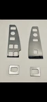 1991-1996 Chevy Caprice Impala Ss Billet Aluminum Power Window Covers Polished New. Price: $90.00.