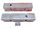 Billet Spec Valve Covers Tall Aluminum Polished Bowtie Chevy Sb Pair U5B-22 Used. Price: $144.95.