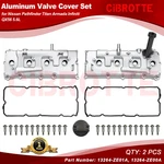 2X Aluminum Valve Cover W/ Gasket &cap Kit For 04-10 Infiniti QX56 Nissan NV2500 New. Price: $119.99.
