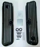 Ford Mustang 5.0L 289 302 351W Finned Tall Black Aluminum Valve Covers New. Price: $1082.33.
