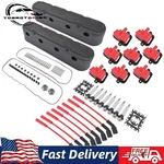 Finned Black Cast Aluminum Valve Covers For Chevrolet Gm LS1 LS2 LS3 LS6 LS7 New. Price: $247.80.