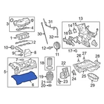 For Toyota Tacoma 2016-2023 112140P010 Left Engine Valve Cover Gasket New. Price: $21.48.