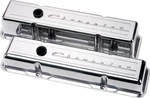 Billet Spec Valve Covers Stock Height Aluminum Chevrolet Logo Chevy Sb Pair New. Price: $236.95.