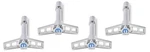 Proform 440-902 Chrome Mopar Omega "m" Valve Cover Wing Nuts Set New. Price: $33.95.