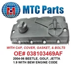 Mtc Valve Cover, Cap, Gasket, Bolts Fits Vw Diesel 1.9 Bew, Atd Engines Warranty New. Price: $125.00.