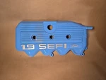 Ford 1995-96 1.9 Sefi Sohc Escort, F2CE6583AA Powder Coated Valve Cover,teal Remanufactured. Price: $65.00.