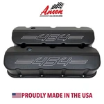 Big Block Chevy 454 Outline Logo, Black Tall Valve Covers - Ansen Usa New. Price: $349.00.