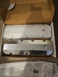 1962-1992 Gm Big Block Fabricated Valve Covers W/hole, S6248 New. Price: $125.00.