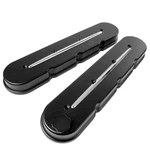Billet 95424 Aluminum Stock Height Valve Cover - Black (pair) New. Price: $471.91.