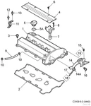Cylinder Head Cover 55555825 New. Price: $127.33.