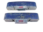 Cal Custom Finned Aluminum Valve Covers 283 327 Sbc Chevy 40-2000 U5B-21 Used. Price: $144.95.