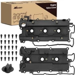 Engine Valve Cover Set (2) W/ Gaskets, Bolts & Cap, Infiniti I35, Nissan Altima New. Price: $69.95.