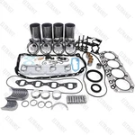 Overhaul Rebuild Kit For Isuzu 4JB1T Engine Kobelco 70SR 80MSR Bobcat 843 New. Price: $335.59.