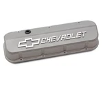 Proform Valve Cover Set 141-872; Slant-edge, Chevrolet Bowtie, Gray Bbc New. Price: $408.95.
