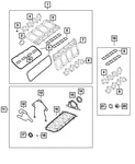 21-24 Dodge Durango Challenger Charger Cylinder Head Cover Gasket Kit Mopar New. Price: $125.14.