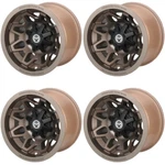Atv/utv Wheels Set 12IN Moose 416X Bronze 4/110 4+3 Irs New. Price: $527.80.