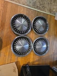 1970 Chrysler 300 Plymouth Fury Hub Caps Wheel Covers 15 Across Front 4PC Oem Used. Price: $57.00.
