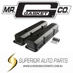 Mr. Gasket Fabricated Aluminum Valve Covers - Black Finish 6876BG Brand. Price: $176.36.