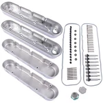 Silver Engine Valve Covers For Chevy Gm LS1 LS2 LS3 LS6 LS7 4.8 5.3 5.7 6.2 7.0L New. Price: $148.00.