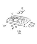 Genuine Mopar Grommet 68025943AA New. Price: $24.83.