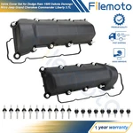 Fits 02-12 Dodge Ram Durango Nitro Grand Cherokee Commander 3.7L Valve Cover Set New. Price: $89.99.