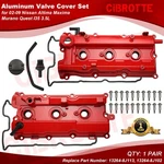 Left & Right Aluminum Valve Covers For 02-09 Nissan Altima Maxima Murano Quest New. Price: $69.99.