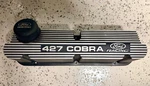 Ford Racing Cobra Small Block Valve Covers, Black, #M-6582-W427B Used. Price: $250.00.