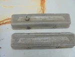 Aluminum Valve Covers Corvette 3767493 Sbc 1959-67 Chevelle Impala Nova Camaro Used. Price: $150.00.