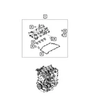 Genuine Mopar Cylinder Head Cover 05048669AE New. Price: $337.35.