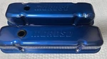 Blue Moroso Valve Covers For Pontiac Used. Price: $200.00.