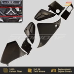Scopione Carbon Fiber Engine Bay Covers Kit For Audi S4 B5 - 2.7T V6 Biturbo 7PC New. Price: $1550.00.