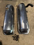 Cadillac Fleedwood V8 Chrome Valve Covers HT4100 4.1 Used. Price: $198.00.