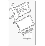 Genuine Land-rover Engine Valve Cover LR188342 New. Price: $257.54.