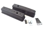 Chevy 350 383 Tall Alum. Finned Center Bolt Vortec Valve Cover Black E41021BK New. Price: $104.00.