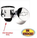 Billet Specialties 21220 Bowtie Round Pcv Breather W/1-1/4" Hole Polished New. Price: $72.95.