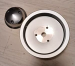 March Perf. Power Steering Billet Aluminum Pulley For Chevy Saginaw Pump W/cover New. Price: $99.00.
