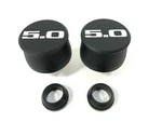 Ford 302 Mustang 5.0L Valve Covers Breather Set With Logo Black Aluminum New. Price: $64.95.
